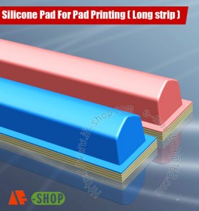 Silicone Pad for pad printing (long linear shape)