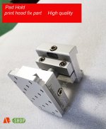 PAD hold (print head fix part) for pad printer -High quality